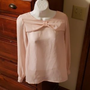blush atmosphere blouse